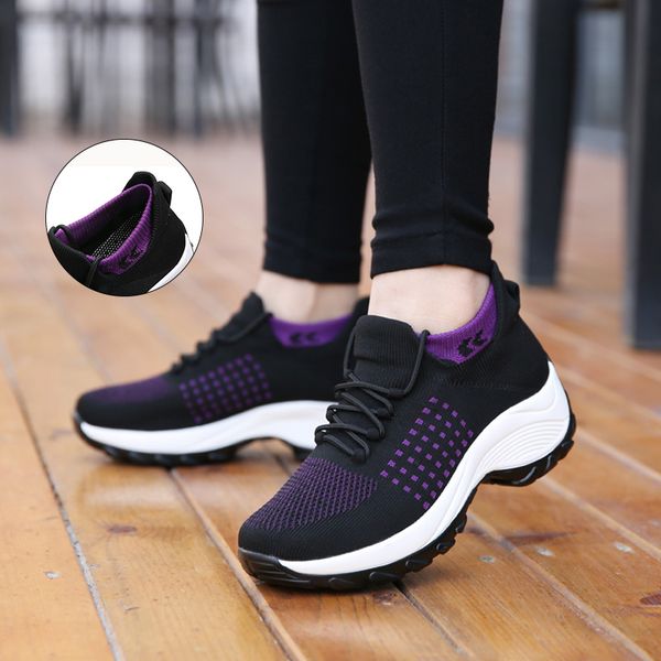 5 cm heighten women sneakers mesh breathable platform shoes lace up wear resistant gym shoes anti-slip socks flats
5 cm heighten women sneakers mesh breathable platform shoes lace up wear resistant gym shoes anti-slip socks flats