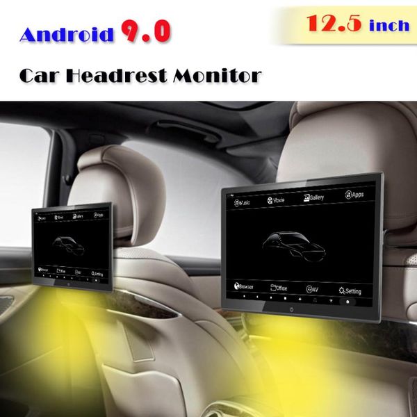 12.5 inch android 9.0 2gb+16gb car headrest monitor 4k 1080p mp5 wifi/bluetooth/usb/sd/hdmi/fm/mirror link/miracast
12.5 inch android 9.0 2gb+16gb car headrest monitor 4k 1080p mp5 wifi/bluetooth/usb/sd/hdmi/fm/mirror link/miracast