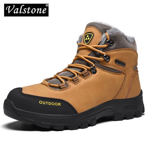 valstone winter men boots warm ankle botas hombre leather winter boots plush sneakers fur mountaining shoes plus size 46, Black
valstone winter men boots warm ankle botas hombre leather winter boots plush sneakers fur mountaining shoes plus size 46, Black
