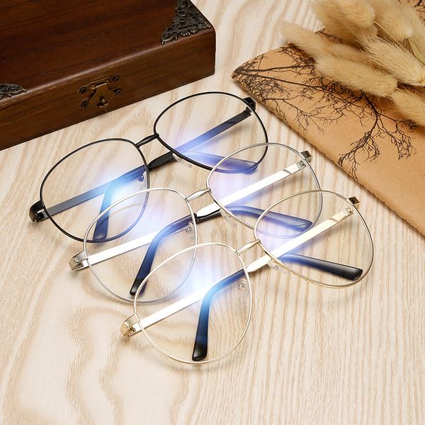 2019 new fashion pilot glasses frame men and women round optical glasses frame retro trend metal computer eyewear, Black
2019 new fashion pilot glasses frame men and women round optical glasses frame retro trend metal computer eyewear, Black