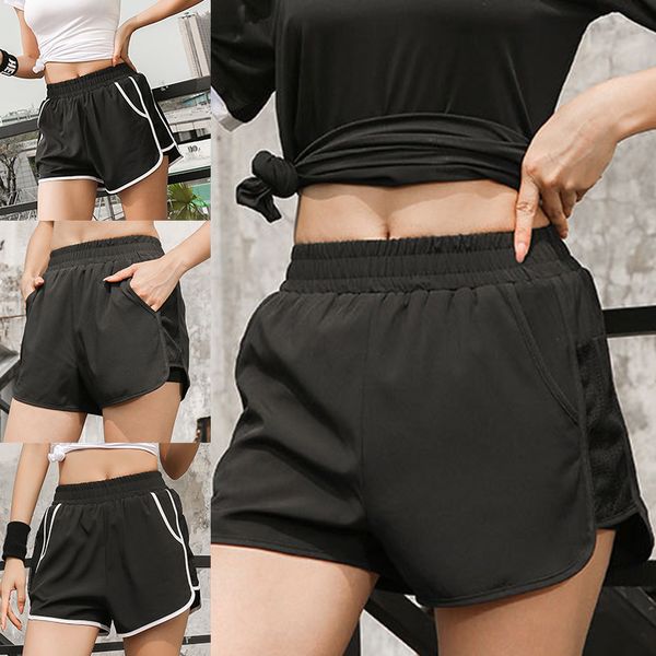 sports shorts female new yoga fitness running pants loose large size quick-drying color matching pants ya88, White;red
sports shorts female new yoga fitness running pants loose large size quick-drying color matching pants ya88, White;red