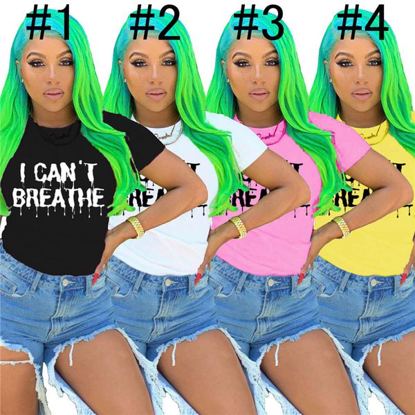 women clothes designer i can't breathe luxury casual fashion candy color brand letter printed short sleeve t shirt round neck tees d640, White
women clothes designer i can't breathe luxury casual fashion candy color brand letter printed short sleeve t shirt round neck tees d640, White