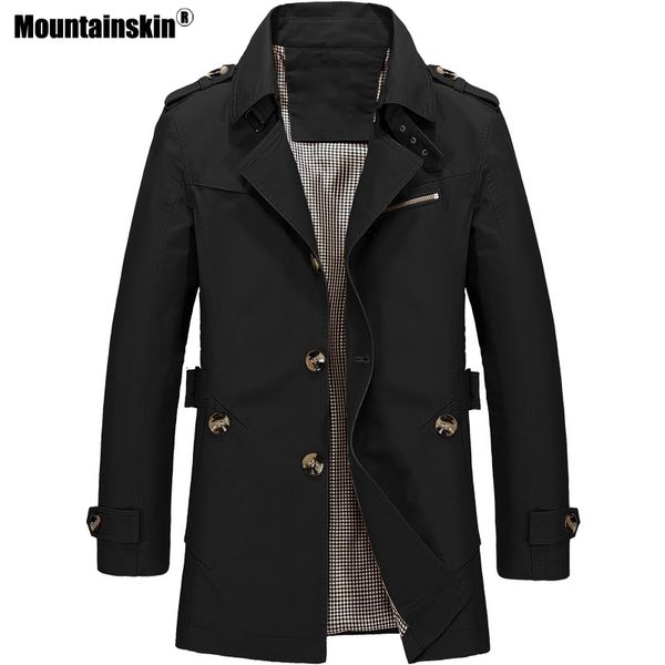 men's jackets mountainskin jacket slim fit spring autumn casual trench coat mens brand clothing fashion coats male outerwear 5xl sa623, Black;brown
men's jackets mountainskin jacket slim fit spring autumn casual trench coat mens brand clothing fashion coats male outerwear 5xl sa623, Black;brown