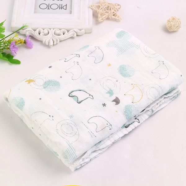 baby multi-functional two-layer softer bamboo wrap muslin swaddle blankets 120x120cm
baby multi-functional two-layer softer bamboo wrap muslin swaddle blankets 120x120cm