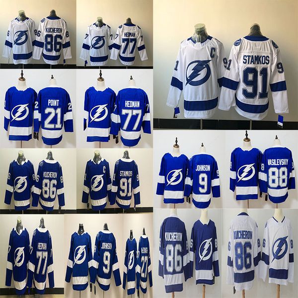 Men's Tampa Bay Lightning 91 Steven Stamkos 86 Nikita Kucherov Andrei Vasilevskiy Victor Hedman Tyler Johnson Brayden Point Hockey Jerseys
Men's Tampa Bay Lightning 91 Steven Stamkos 86 Nikita Kucherov Andrei Vasilevskiy Victor Hedman Tyler Johnson Brayden Point Hockey Jerseys