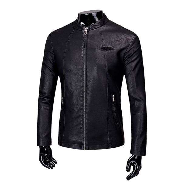 super explosion models motorcycle clothing leather men's slim korean short section collar leather jacket jacket men's shirt tide, Black;brown
super explosion models motorcycle clothing leather men's slim korean short section collar leather jacket jacket men's shirt tide, Black;brown