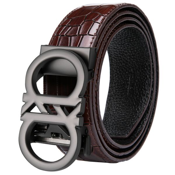 hi-tie designer brand name fashion men's business waist belts automatic buckle genuine leather belts for men shi, Black;brown
hi-tie designer brand name fashion men's business waist belts automatic buckle genuine leather belts for men shi, Black;brown