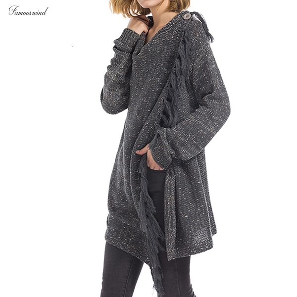 

sweater criss cross knitted winter for women fashion irregular slim fringe long cardigan female cardigans jackets sale, White;black