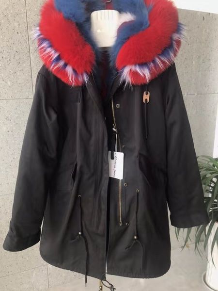 real picture show red blue fox fur trim mukla furs brand women winter coats red blue white vertical stripes fox fur lining black long parkas
real picture show red blue fox fur trim mukla furs brand women winter coats red blue white vertical stripes fox fur lining black long parkas