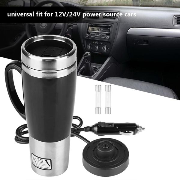 car electric stainless steel travel heating cup coffee drinking cup mug black universal for 12v/24v power source cars
car electric stainless steel travel heating cup coffee drinking cup mug black universal for 12v/24v power source cars