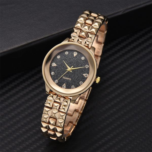 fashion women casual starry sky watch temperament stainless steel band diamond quartz watches ladies crystal clock relogio a40, Slivery;brown
fashion women casual starry sky watch temperament stainless steel band diamond quartz watches ladies crystal clock relogio a40, Slivery;brown