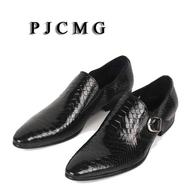 pjcmg new snakeskin pattern men oxford business dress party wedding pointed toe slip-on office career men's shoes, Black
pjcmg new snakeskin pattern men oxford business dress party wedding pointed toe slip-on office career men's shoes, Black