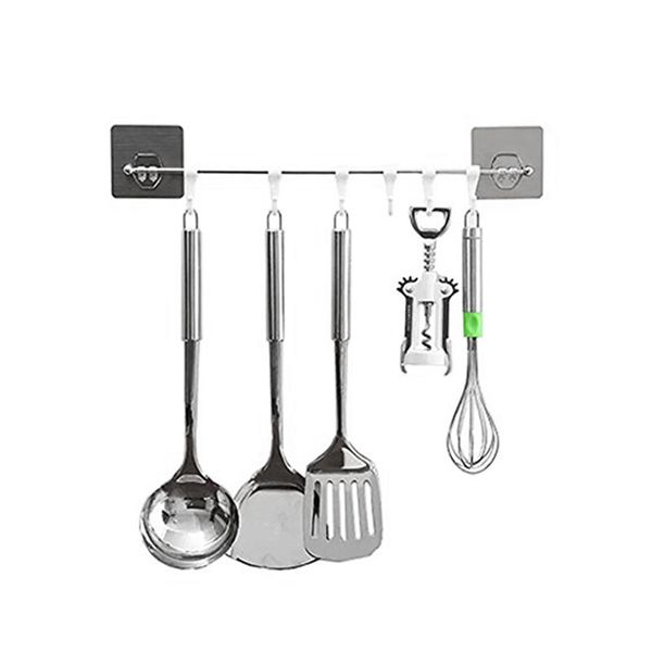 wall bar kitchen storage rack for utensils spatula casserole with wall hook waterproof non-trace easy installation without dri
wall bar kitchen storage rack for utensils spatula casserole with wall hook waterproof non-trace easy installation without dri