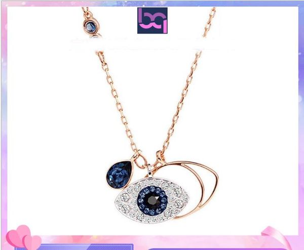 collarbone necklace color separation blue diamond eyes necklace female back cover micro inlay pendant, Silver
collarbone necklace color separation blue diamond eyes necklace female back cover micro inlay pendant, Silver