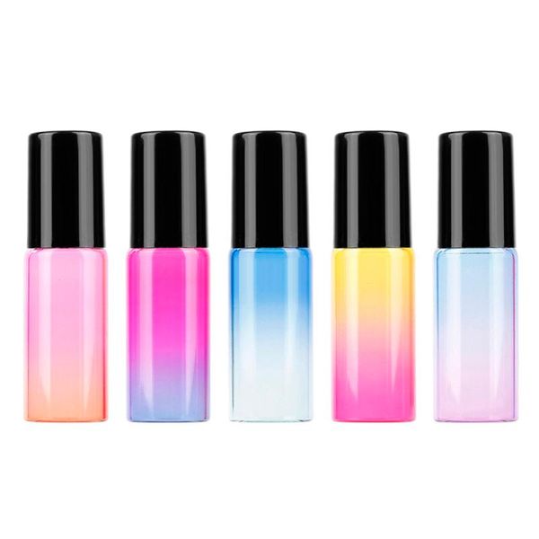 aihogard 10pcs 5ml gradient color thick glass roll on essential oil empty parfum bottles roller ball travel use necessaries
aihogard 10pcs 5ml gradient color thick glass roll on essential oil empty parfum bottles roller ball travel use necessaries