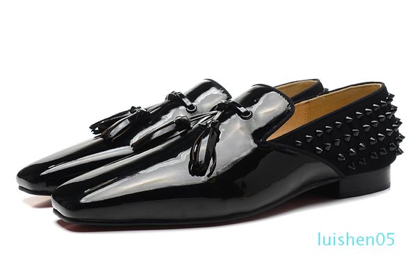 designer men leather dress shoe spikes red bottoms flats suede canvas loafers wine red black blue scarpe des chaussures pour hommes al05
designer men leather dress shoe spikes red bottoms flats suede canvas loafers wine red black blue scarpe des chaussures pour hommes al05