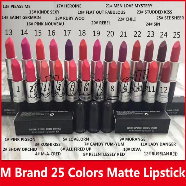 lip makeup matte lipstick batom fosco rouge 3g luster frost lips lipsticks cosmetics 25 colors
lip makeup matte lipstick batom fosco rouge 3g luster frost lips lipsticks cosmetics 25 colors