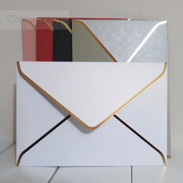 25pcs 194x134mm(7.5x5.2inch) pearl color envelope with gold stamping thick wedding invitation envelope
25pcs 194x134mm(7.5x5.2inch) pearl color envelope with gold stamping thick wedding invitation envelope