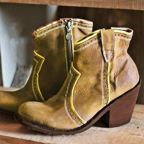 winter pointed toe ankle boots for women fashion med heels cool retro zipper sewing ankle boots shoes woman zapatos de mujer, Black
winter pointed toe ankle boots for women fashion med heels cool retro zipper sewing ankle boots shoes woman zapatos de mujer, Black
