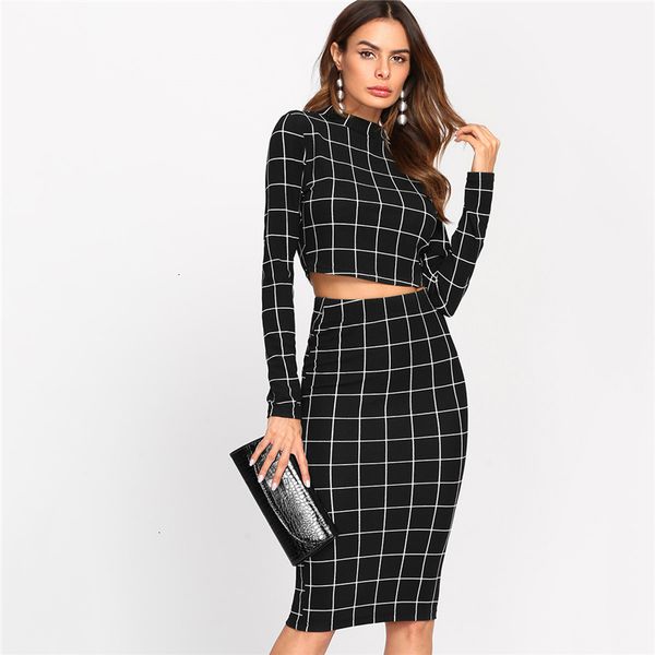 women s designer 2 piece sets stand collar 2 piece set women crop grid pencil skirt ladies elegant office ladies set, White
women s designer 2 piece sets stand collar 2 piece set women crop grid pencil skirt ladies elegant office ladies set, White