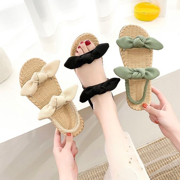 sandals women straw rope women's outdoor casual flat slippers korean lightweight comfortable beach shoes, Black
sandals women straw rope women's outdoor casual flat slippers korean lightweight comfortable beach shoes, Black
