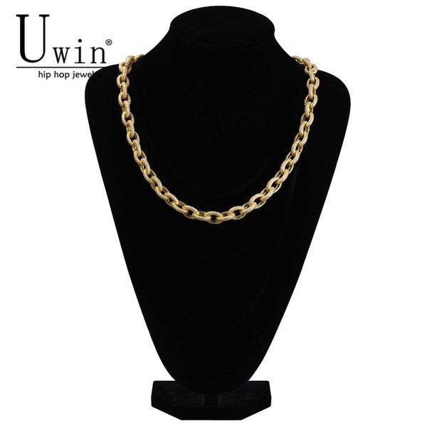 uwin 12mm twisted and oval link zircon necklace hip hop fashion punk choker chain bling bling charms jewelry, Silver
uwin 12mm twisted and oval link zircon necklace hip hop fashion punk choker chain bling bling charms jewelry, Silver
