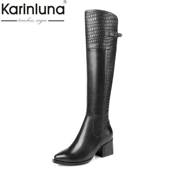 karin genuine leather large size 34-42 women shoes woman square heels zip up knee-high boots woman, Black
karin genuine leather large size 34-42 women shoes woman square heels zip up knee-high boots woman, Black