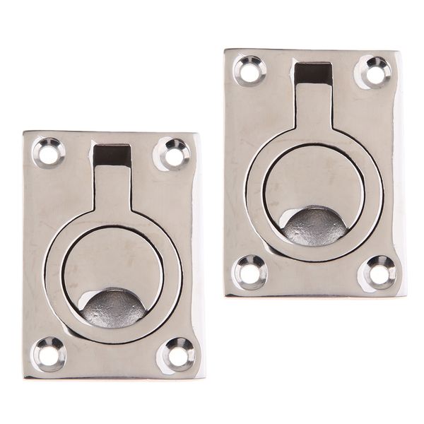 2pcs silver пол защелка - 316 кольцо из нержавеющей стали тянуть ручки морской подъемное ручки, 63 х 44мм, для лодок яхт marine
2pcs silver пол защелка - 316 кольцо из нержавеющей стали тянуть ручки морской подъемное ручки, 63 х 44мм, для лодок яхт marine