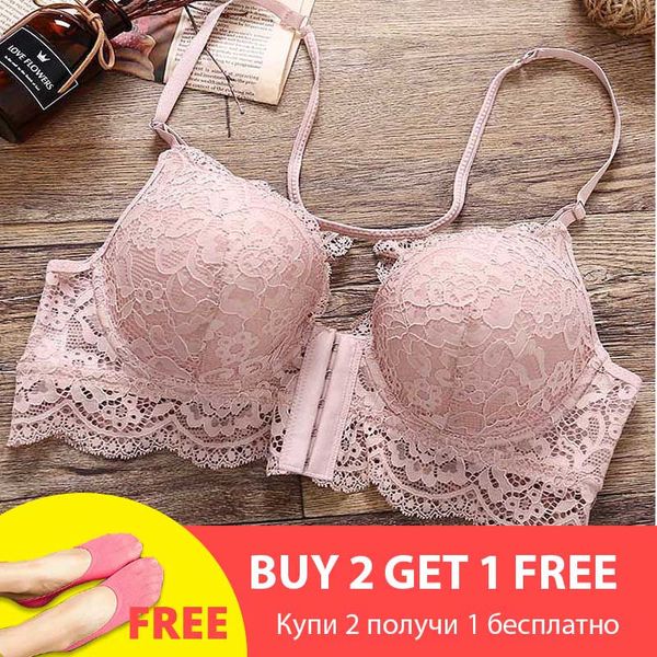 front closure lace bra beauty back push up bralette brassiere underwire bra for women underwear solid color female lingerie, Red;black
front closure lace bra beauty back push up bralette brassiere underwire bra for women underwear solid color female lingerie, Red;black