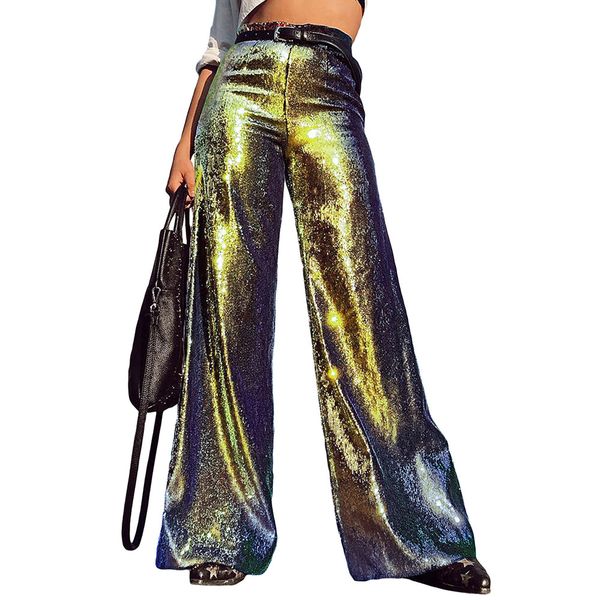 women sequin bell bottoms long wide legs pants charm flares sweatpant elastic trousers party nightclub streetwear dlm77226, Black;white
women sequin bell bottoms long wide legs pants charm flares sweatpant elastic trousers party nightclub streetwear dlm77226, Black;white