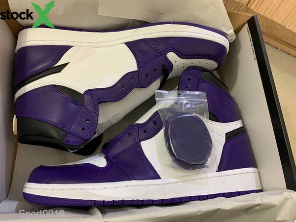 2020 new court purple 1 white purple i high men women basketball shoes 1s sneakers sports outdoor trainers with box size 7.5-12, Black
2020 new court purple 1 white purple i high men women basketball shoes 1s sneakers sports outdoor trainers with box size 7.5-12, Black