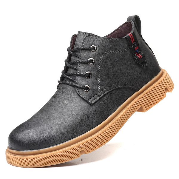 boots men's autumn high boots men's british short round head retro student, Black
boots men's autumn high boots men's british short round head retro student, Black