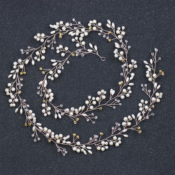 100cm length rose gold color headbands hair decoration wedding hair accessories crystal handmade bridal hairbands head wear, Golden;white
100cm length rose gold color headbands hair decoration wedding hair accessories crystal handmade bridal hairbands head wear, Golden;white