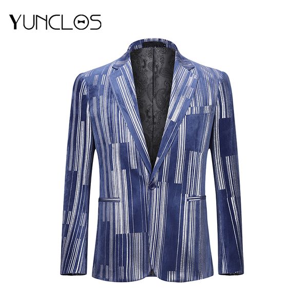 yunclos blue scalding silver strip party jacket men flat collar slim fit men blazer suit jacket wedding suits for tuxedo 3xl, White;black
yunclos blue scalding silver strip party jacket men flat collar slim fit men blazer suit jacket wedding suits for tuxedo 3xl, White;black