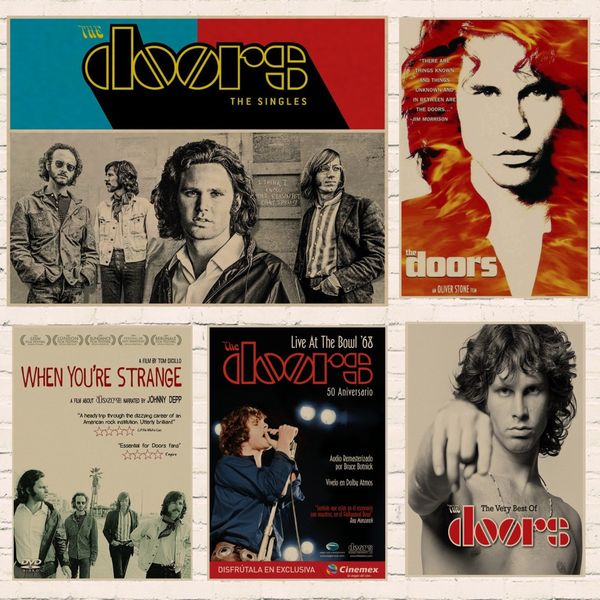 2019 the doors jim morrison kraft rock poster retro poster rock band music star wall pictures vintage home decor
2019 the doors jim morrison kraft rock poster retro poster rock band music star wall pictures vintage home decor