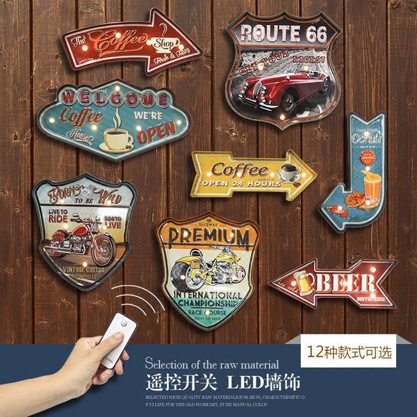 loft industrial wind wrought iron murals american retro led lights wall decoration restaurant bar wall decorations tin painting
loft industrial wind wrought iron murals american retro led lights wall decoration restaurant bar wall decorations tin painting