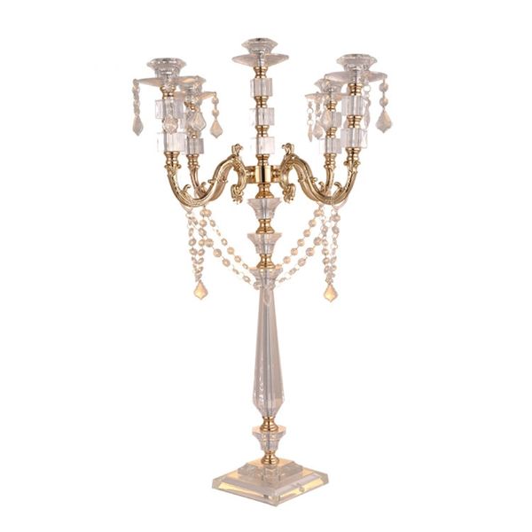 acrylic candle holders 5-arms candelabras with crystal pendants 77 cm/30" height elegant candlesticks wedding centerpiece
acrylic candle holders 5-arms candelabras with crystal pendants 77 cm/30" height elegant candlesticks wedding centerpiece