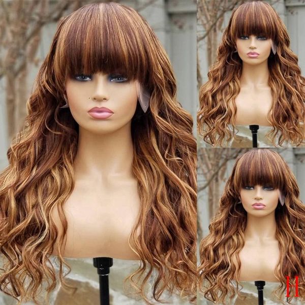 lace wigs simbeauty loose wave honey blonde human hair with bangs preplucked highlights colored 13x6 front fringe wig remy, Black;brown
lace wigs simbeauty loose wave honey blonde human hair with bangs preplucked highlights colored 13x6 front fringe wig remy, Black;brown