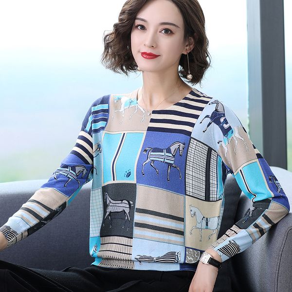 women's sweaters yisu casual knitted sweater women o-neck long sleeve pullovers loose printed 2021 autumn winter fashion, White;black
women's sweaters yisu casual knitted sweater women o-neck long sleeve pullovers loose printed 2021 autumn winter fashion, White;black