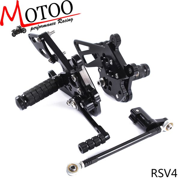 motoo - full cnc aluminum motorcycle footrest adjustable rearsets rear sets foot pegs for aprilia rsv4 rsv 4 2009-2013
motoo - full cnc aluminum motorcycle footrest adjustable rearsets rear sets foot pegs for aprilia rsv4 rsv 4 2009-2013