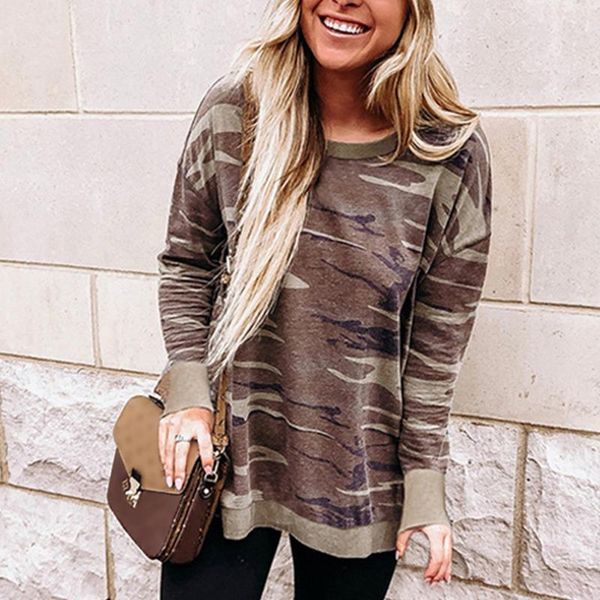 fashion new arrival blouses women camouflage o neck long sleeve sweatshirt pullover shirts blouse blusa f3#, White
fashion new arrival blouses women camouflage o neck long sleeve sweatshirt pullover shirts blouse blusa f3#, White
