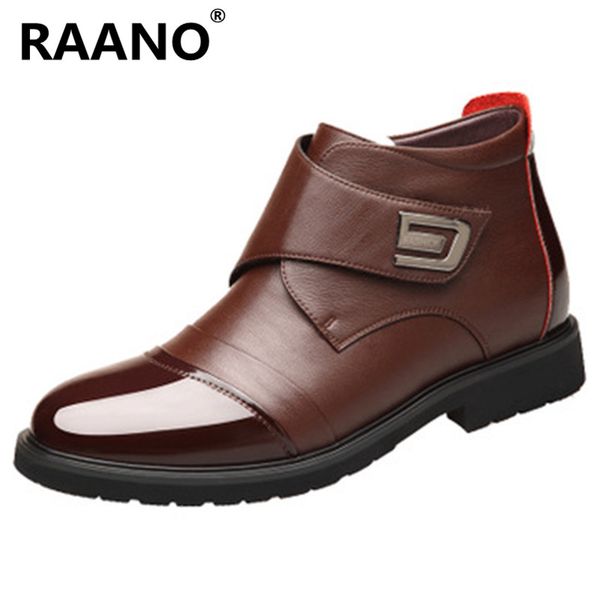 fotwear men genuine leather ankle boots male black brown work shoes winter wool plush keep warm snow boots business dress shoes
fotwear men genuine leather ankle boots male black brown work shoes winter wool plush keep warm snow boots business dress shoes