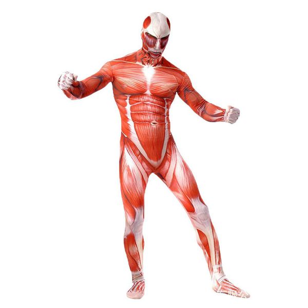 attack on titan cosplay costumes spandex lycra second skin tight suit muscle full body bodysuit bertolt hoover zentai, Black
attack on titan cosplay costumes spandex lycra second skin tight suit muscle full body bodysuit bertolt hoover zentai, Black