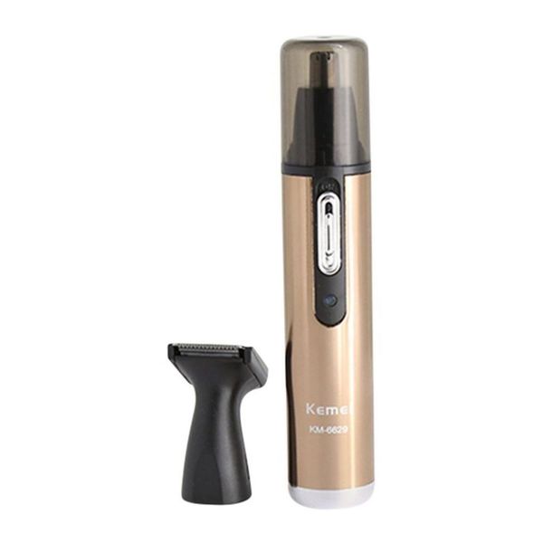 kemei нос триммер бакенбарды триммер для волос с микро-грумером km-6629 gold 
kemei нос триммер бакенбарды триммер для волос с микро-грумером km-6629 gold