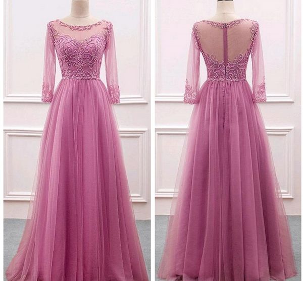 amazing beads dusty pink mother of the bride groom dresses long sleeves hollow back tulle real p wedding evening party guest dress new, Black;red
amazing beads dusty pink mother of the bride groom dresses long sleeves hollow back tulle real p wedding evening party guest dress new, Black;red
