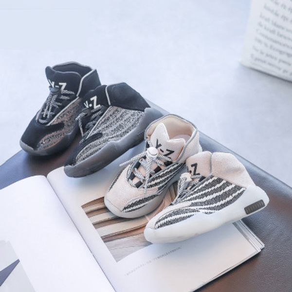 kids designer sneakers luxury printing stripe basketball shoes with beam rope active breathable high shoes kanye west eur26-37 2 colors, Black
kids designer sneakers luxury printing stripe basketball shoes with beam rope active breathable high shoes kanye west eur26-37 2 colors, Black