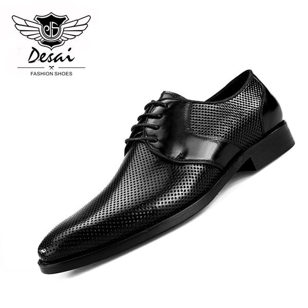 2019 spring new hollow breathable genuine leather shoes men sandals business dress casual leather shoes men's sandals, Black 
2019 spring new hollow breathable genuine leather shoes men sandals business dress casual leather shoes men's sandals, Black
