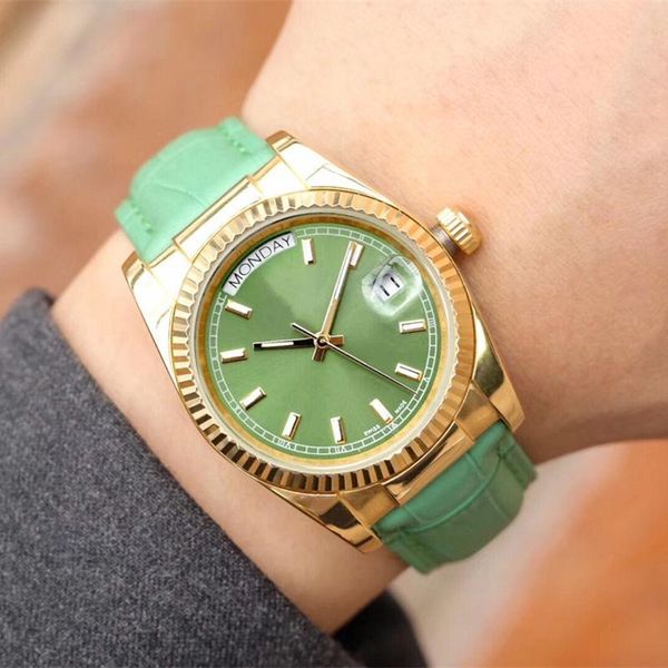 new log type double calendar display imported 2813 mechanical movement sapphire scratch-resistant glass green leather pin buckle strap x416, Slivery;brown
new log type double calendar display imported 2813 mechanical movement sapphire scratch-resistant glass green leather pin buckle strap x416, Slivery;brown