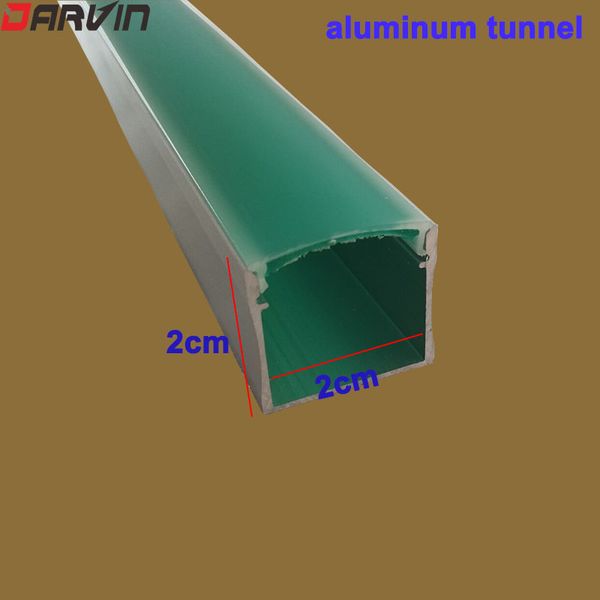 Colorful 50cm U Style Aluminium Channel Holder For Led Strip Light Bar Under Cabinet Lamp Kitchen 2cm Inner Diameter