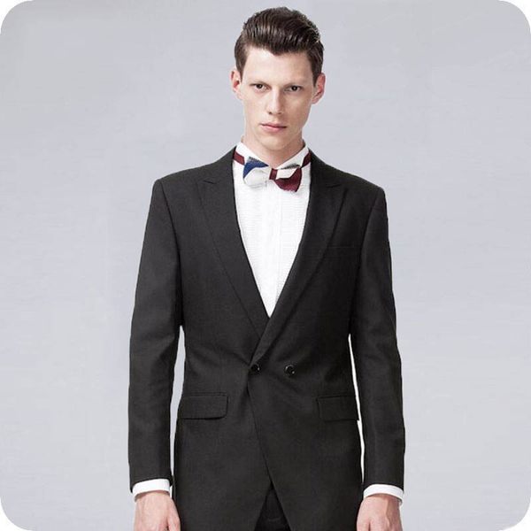 italian black men suits costume homme custom groom tuxedos for wedding peaked lapel 2piece evening party handsome groomsmen jacket pants, Black;gray
italian black men suits costume homme custom groom tuxedos for wedding peaked lapel 2piece evening party handsome groomsmen jacket pants, Black;gray
